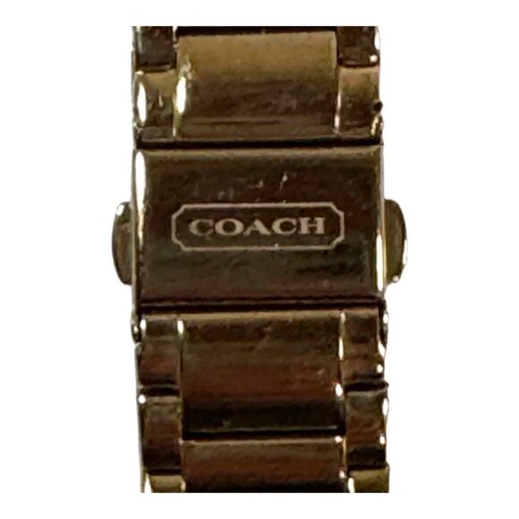 Coach Women's MADDY GOLD PLATED BRACELET WATCH W6006 NEEDS BATTERY Original Box - Picture 9 of 11